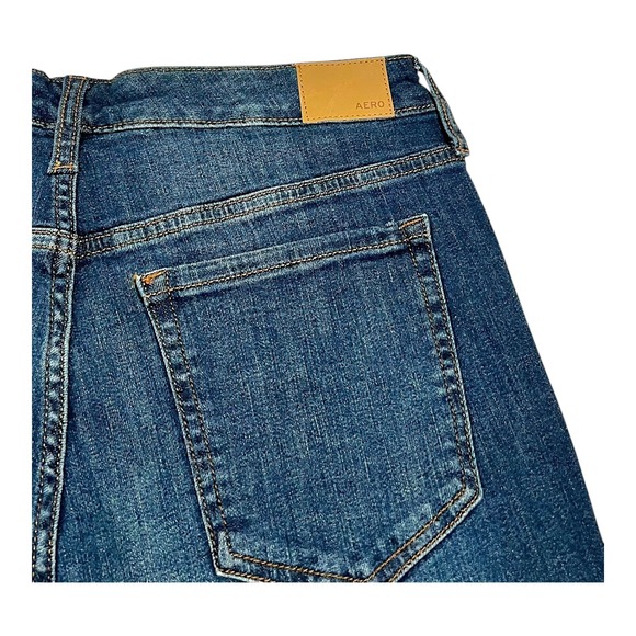 AEROPOSTALE Women's Mid-Rise Bootcut Jeans Blue Stretch Denim Size 12R NWT - Picture 5 of 16
